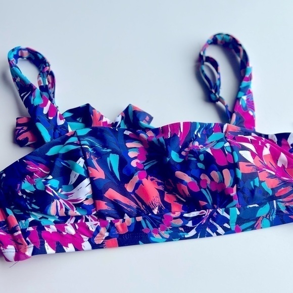 Island Escape Women's Costa Rica Underwire Bikini Top, Beach Bliss Multi New 6 - Picture 8 of 10